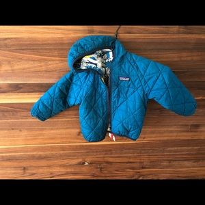 - Patagonia reversible down sweater hoody
